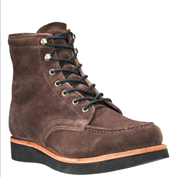 MEN'S TIMBERLAND AMERICAN CRAFT MOC-TOE BOOTS - Picture 8 of 8